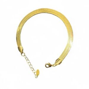Charming Charlie Elegant Genuine 14K Gold Plated Bracelet 10 Inches